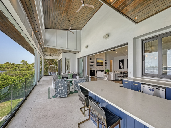 Bayfront Luxury Vacation Rental in Holmes Beach with Private Dock, Pool & Spa